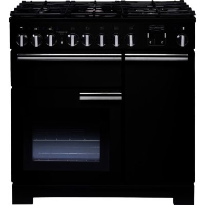 Rangemaster Professional Deluxe 90cm Dual Fuel 97600 Range Cooker in Black Rangemaster Professional Deluxe 90cm Dual Fuel 97600 Range Cooker in Black